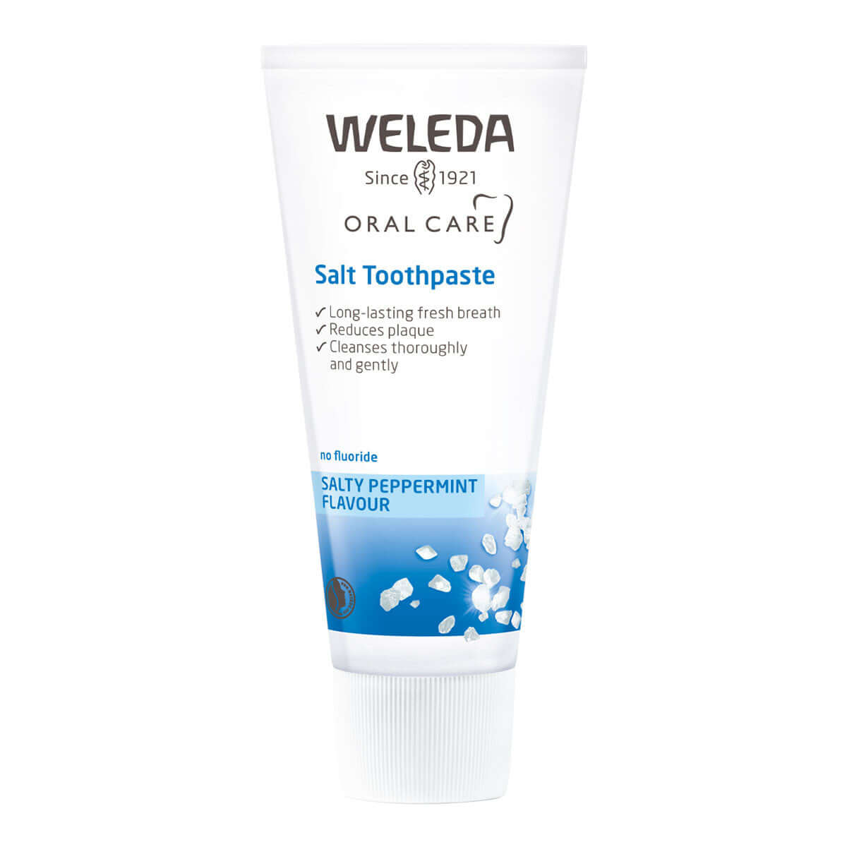 Weleda Salt Toothpaste packaging – Windback NZ.