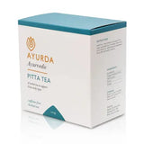 Ayurda Pitta Tea 100g packaging, a caffeine-free herbal tea for Pitta body types, promoting cooling and calming effects - Windback NZ.