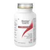 Biomax CoQ10 MicroActive 280mg 30 Caps health supplement bottle with vegetable capsules