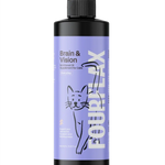 Fourflax Feline Fish & Flax 250ml fish and flax oil supplement for brain health in cats.
