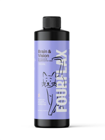 Fourflax Feline Fish & Flax 250ml fish and flax oil supplement for brain health in cats.
