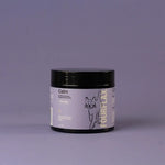 Jar labeled 'Calm' by Fourflax on a gray background