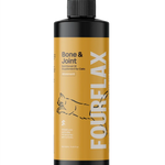 FourFlax Bone & Joint supplement bottle for cats on a white background