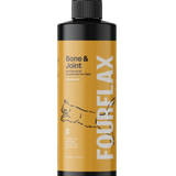 FourFlax Bone & Joint supplement bottle for cats on a white background