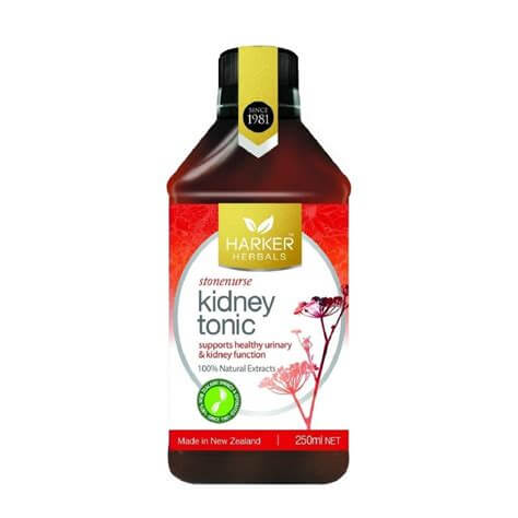 Harker Herbals Kidney Tonic 500ml packaging – Windback NZ.