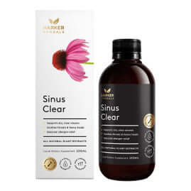 Harker Herbals Sinus Clear 200ml packaging – Windback NZ.