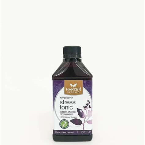 Harker Herbals Stress Tonic 500ml packaging – Windback NZ.