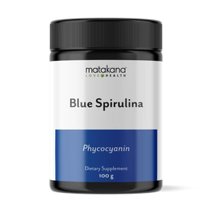 Matakana Superfoods Blue Spirulina 100g packaging - Windback NZ