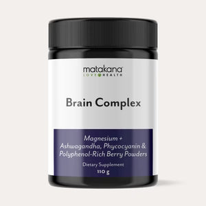 Matakana Superfoods Brain Complex 110g packaging - Windback NZ