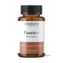 Matakana Superfoods Fisetin + Senolytic 60 caps  packaging - Windback NZ
