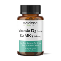 Matakana Superfoods Vitamin D3 K2 MK7 packaging - Windback NZ