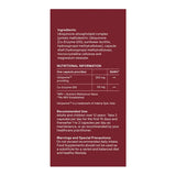 Ingredients and nutritional information for Natroceutics® Co-Enzyme CoQ10 30 caps, details on composition and usage.