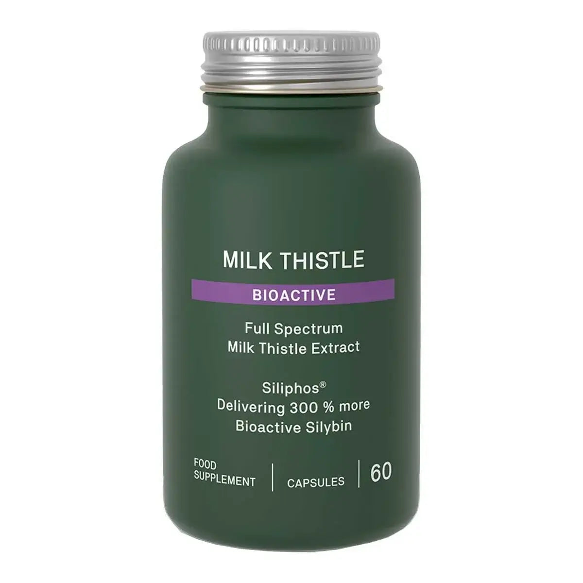 Natroceutics® Milk Thistle 60 caps bottle showcasing bioactive full-spectrum milk thistle extract.