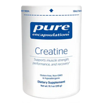 Pure Encapsulations Creatine 315g powder container, supports muscle strength, performance, and recovery.