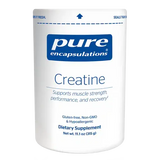Pure Encapsulations Creatine 315g powder container, supports muscle strength, performance, and recovery.