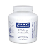 Pure Encapsulations EPA DHA Essentials 180 Caps dietary supplement in a softgel bottle.