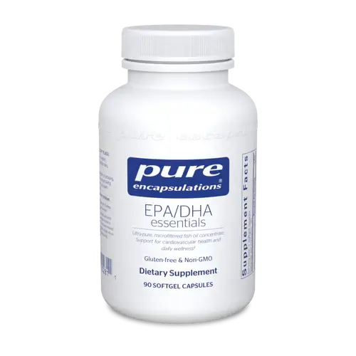 Pure Encapsulations EPA DHA Essentials 90 Caps - Omega-3 support for heart and brain health.