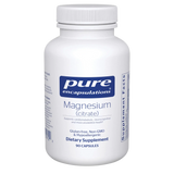 Pure Encapsulations Magnesium (citrate) 90 Caps bottle for health support and wellness, featuring gluten-free and non-GMO attributes.
