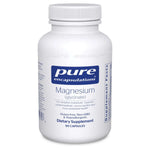 Pure Encapsulations Magnesium (glycinate) 90 Caps dietary supplement bottle with 90 capsules.