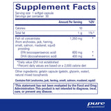 Supplement facts for Pure Encapsulations O.N.E. Omega 60 Caps, including fish oil concentrate and more.