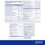 Pure Encapsulations Women's Nutrients 40+ 180 Caps supplement facts nutrition label for women over 40