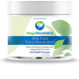 MegaResveratrol 99% Trans-Resveratrol Powder 60 g