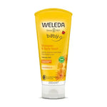 Weleda Calendula Baby Shampoo & Body Wash 200ml for gently cleansing and caring for delicate baby skin - Windback NZ