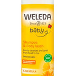 Weleda Calendula Baby Shampoo & Body Wash 400ml for gently cleansing and caring - Windback NZ