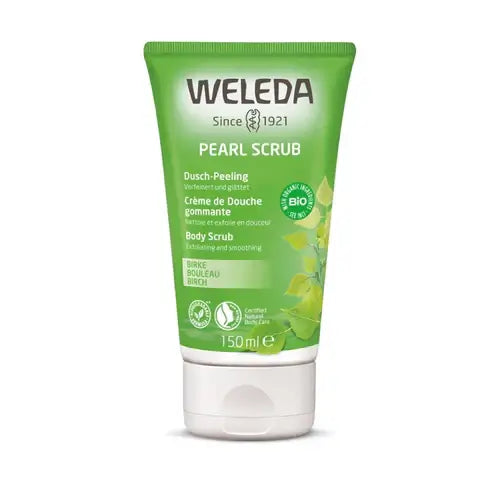 Weleda Pearl Body Scrub 150ml for exfoliating and smoothing - Windback NZ