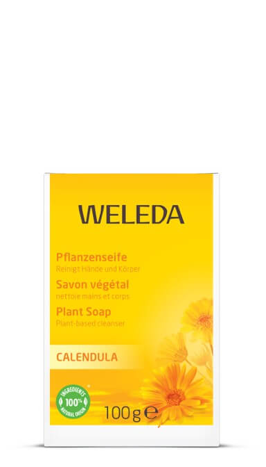 Weleda Calendula Soap 100g for gentle cleansing of delicate skin - Windback NZ